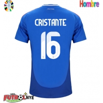 Camiseta Italia Bryan Cristante #16 Primera Equipación Eurocopa 2024 manga corta